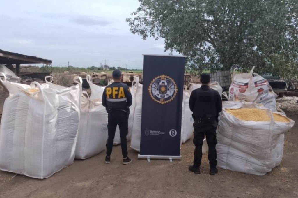 Secuestran 60 toneladas de maíz tras allanamientos por robo a un tren en Villa Gobernador Gálvez