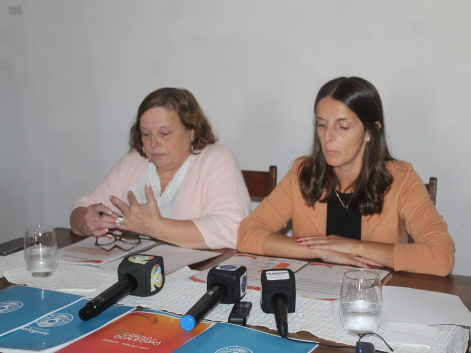 Claudia Busso y Florencia Fernández brindaron el balance del corso.