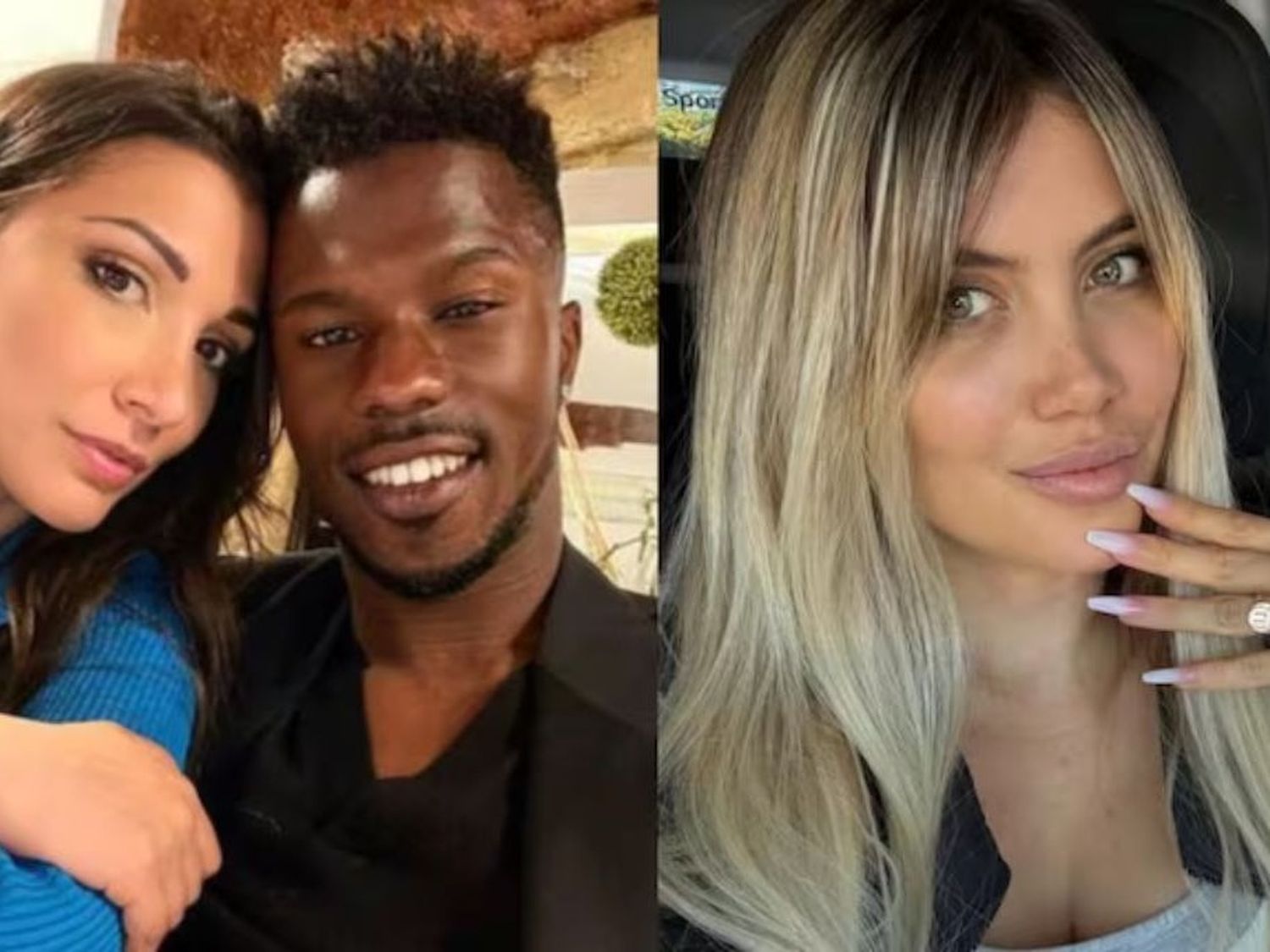 Keita Baldé admitió su relación con Wanda Nara.