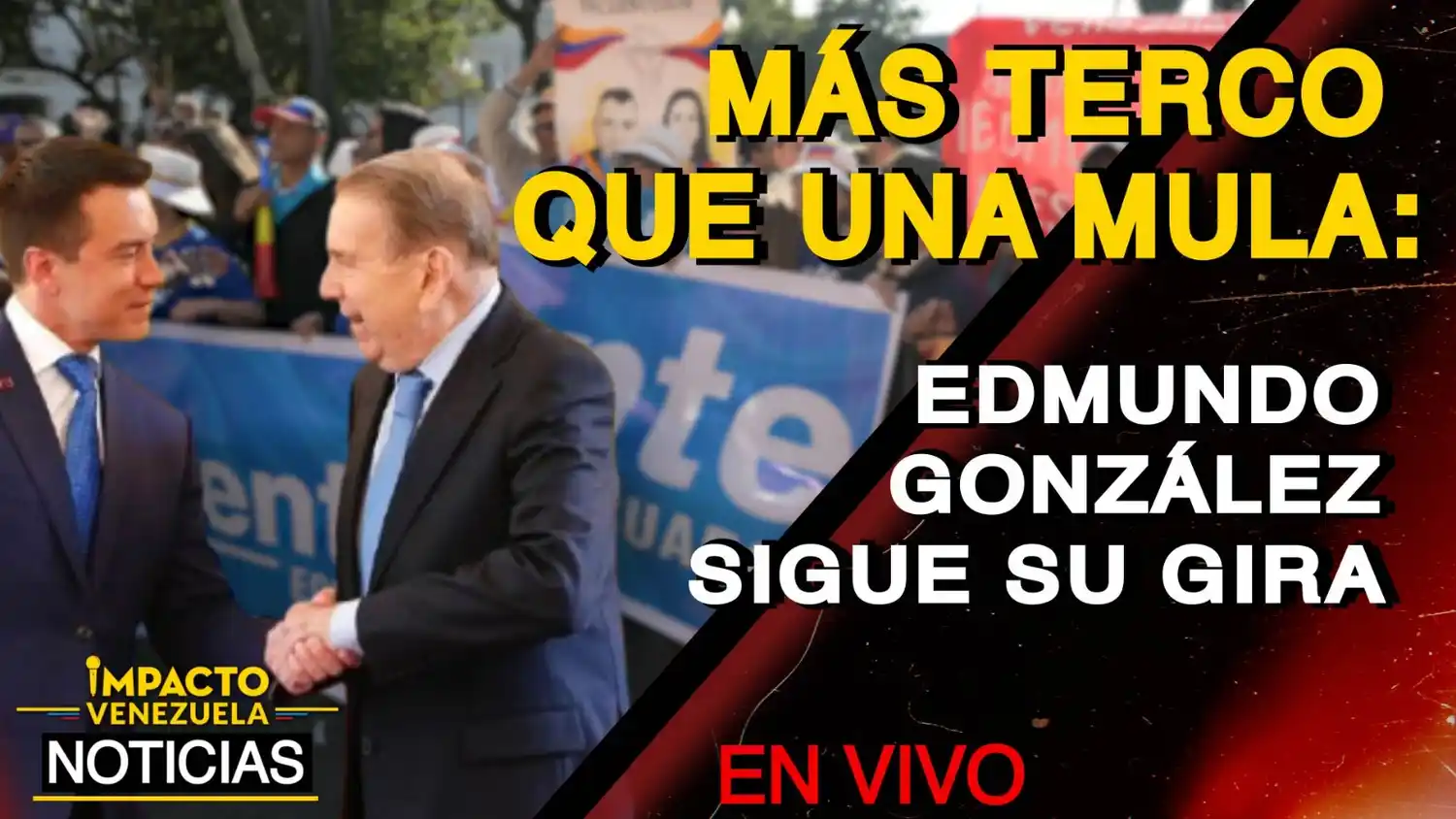 MÁS TERCO QUE UNA MULA: Edmundo González sigue su gira- VIDEO