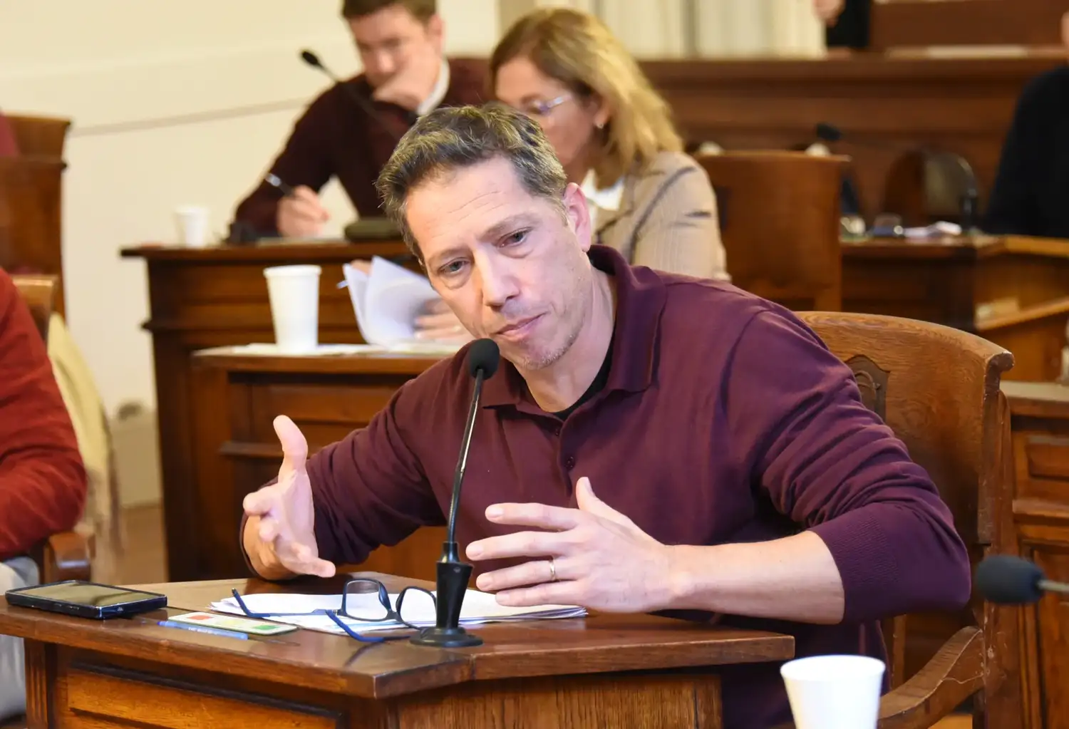 Federico Sánchez Chopa, presidente del bloque Acción Tandilense / La Libertad Avanza.
