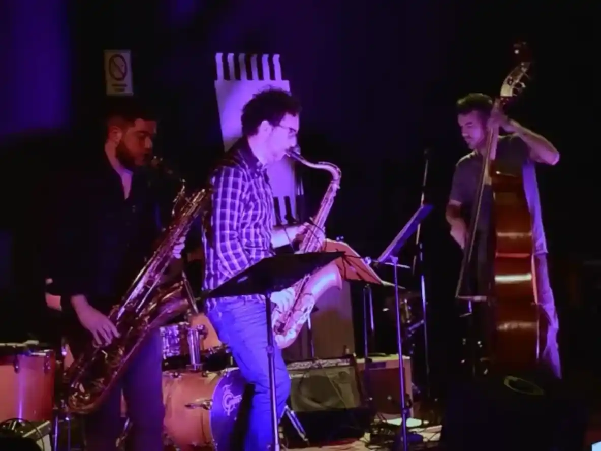 Una postal del 4to. Festival, que se realizó también en el Teatro de la Confraternidad.