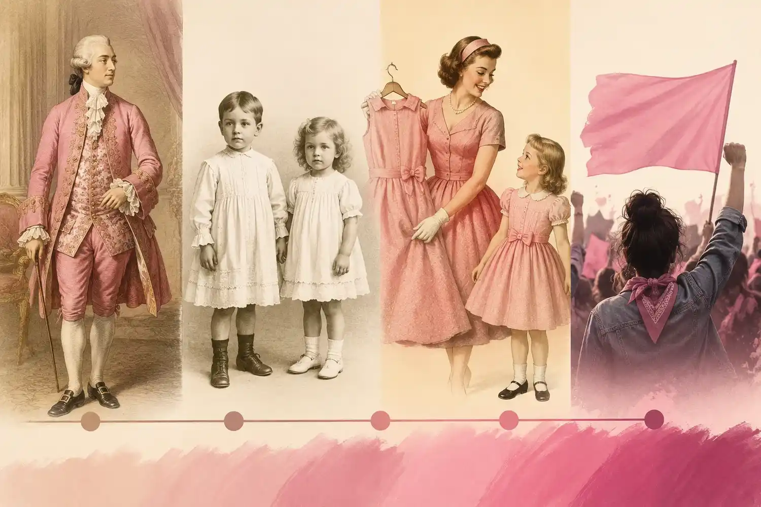 El color rosa y su historia: de símbolo masculino a construcción cultural
