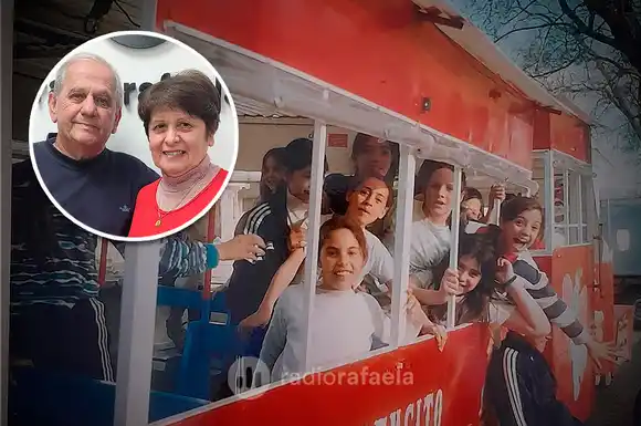 ¿Quién se acuerda del “Trencito de los Tíos” de Rafaela?: conocé una historia de amor, juegos y comunidad