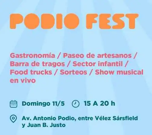 Primera Edición de la Podio Fest