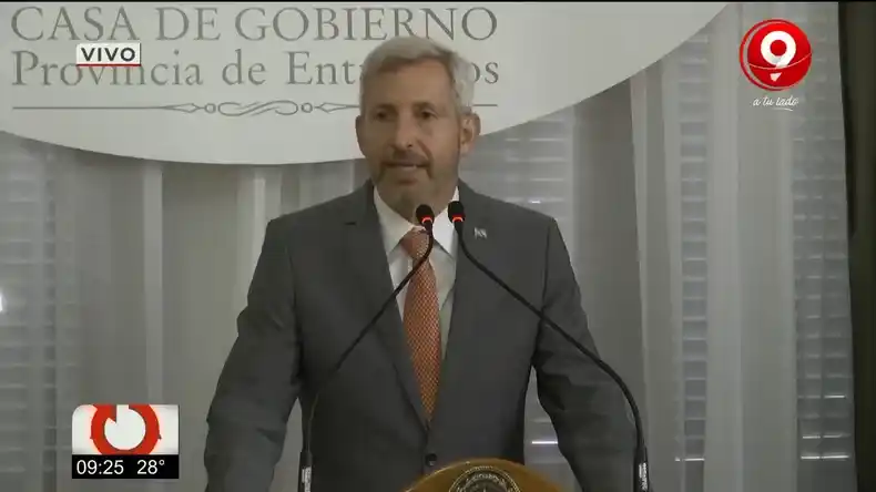 Frigerio habló del aguinaldo: "Estamos definiendo el cronograma"