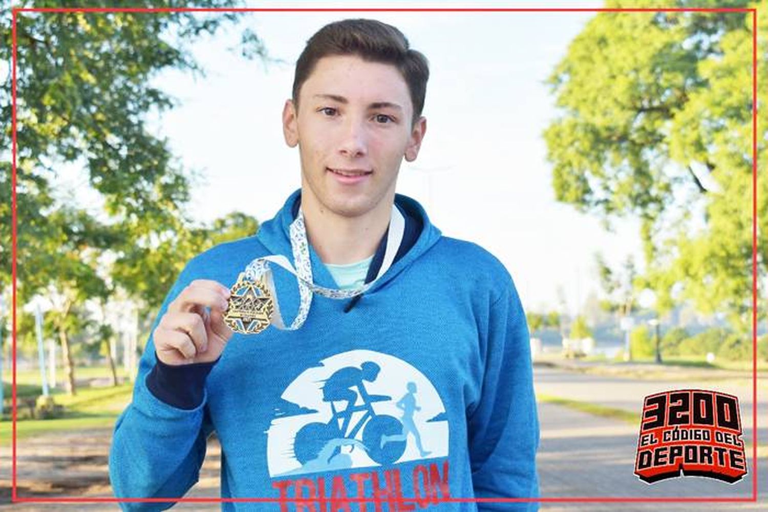 El campeón argentino que reparte su tiempo entre el triatlón y el estudio universitario