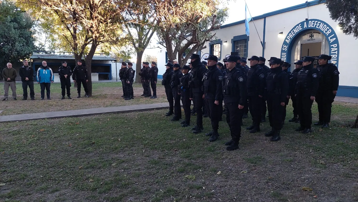 Capacitación del GOT: las prácticas de tiro se realizaron en el Tiro Federal de Sunchales gracias al trabajo conjunto entre Municipio y Provincia
