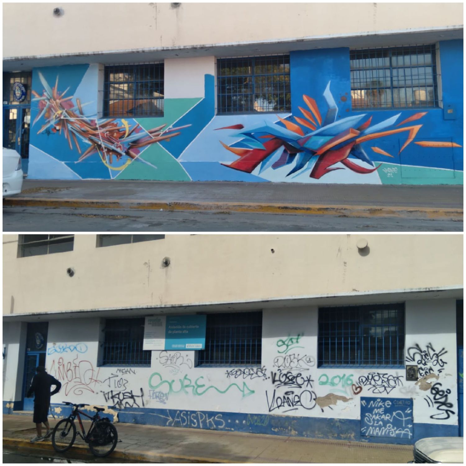 Murales en escuelas Arte Joven - 1