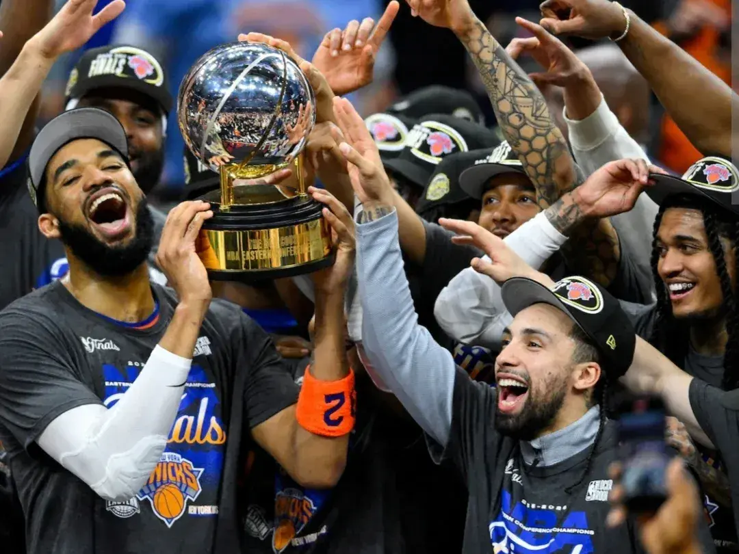 Los Knicks se coronaron campeones 2026 de la NBA al vencer 3 a 1 a San Antonio Spurs. Foto: NBA