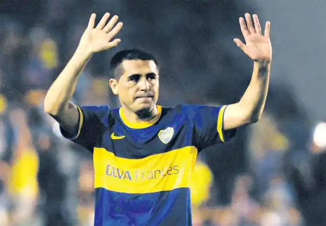 Juan Román Riquelme jugaba hace cinco años su último partido en Boca
