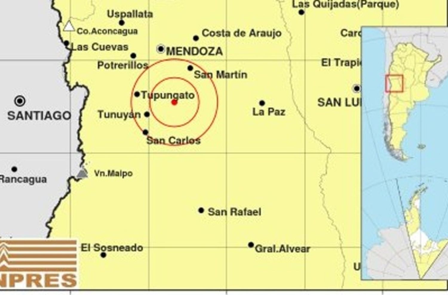 Un sismo de 5.4 grados se sintió en Mendoza sin reporte de daños ni heridos