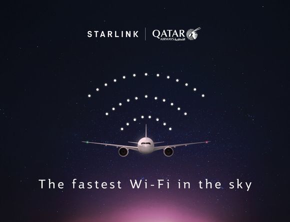 Qatar Airways lanza el primer vuelo del mundo equipado con Starlink en un Boeing 777