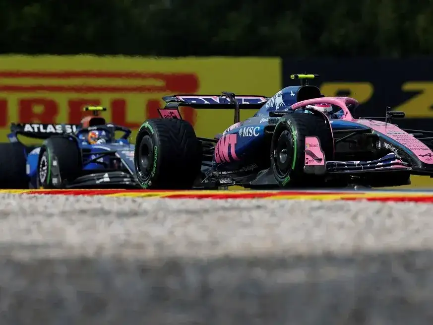 Franco Colapinto probó con Alpine los neumáticos de 2026 en el Hungaroring. Foto: Reuters