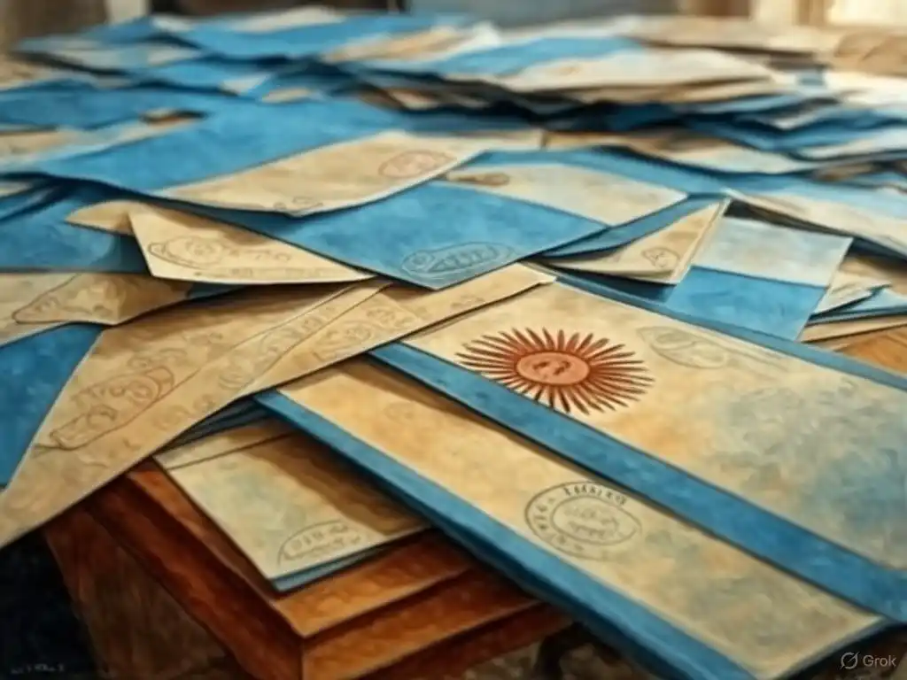 Medida. El gobierno hará públicos los documentos sobre la última dictadura. Imagen generada por IA.