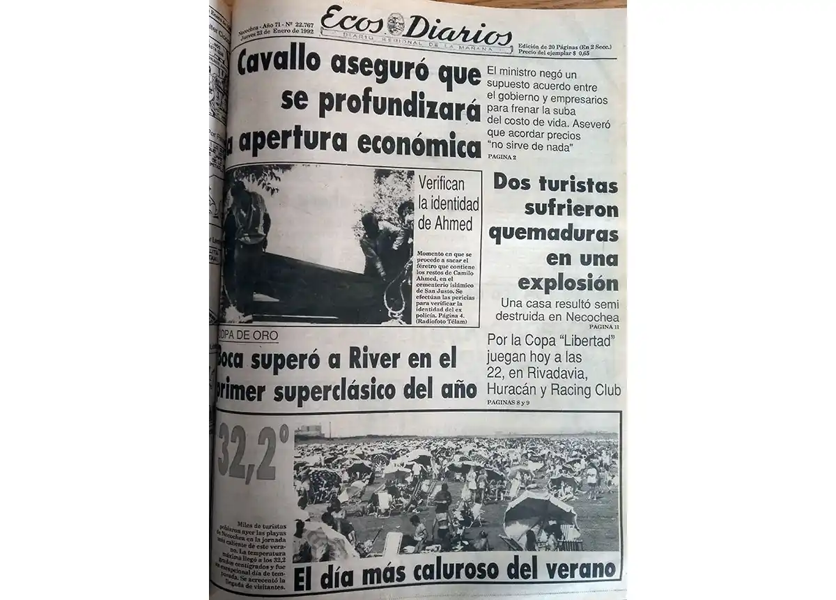 Jueves 23 de enero de 1992