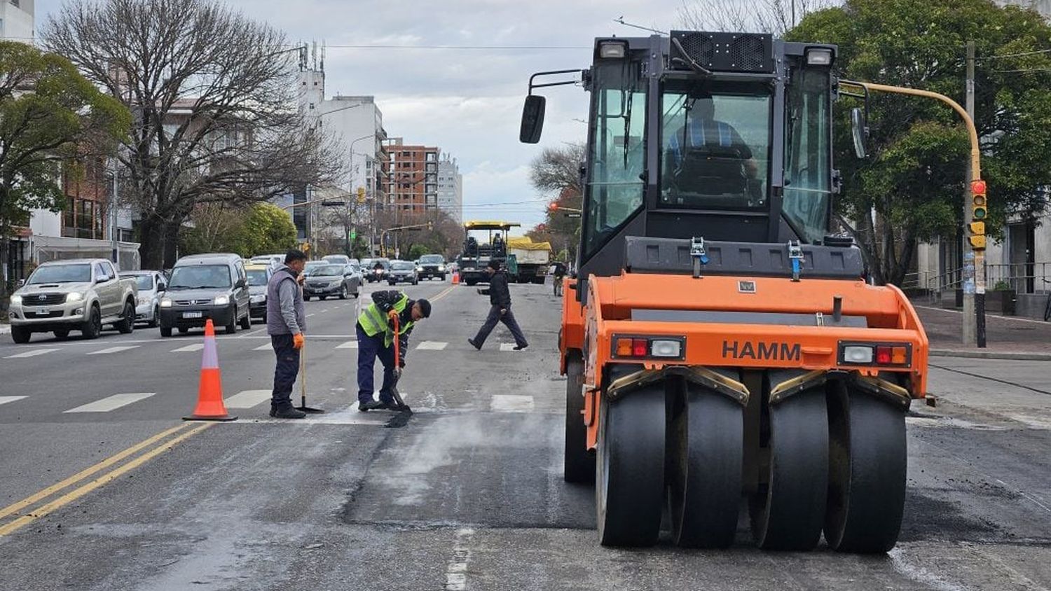 Mantenimiento. De calles en Mar del Plata