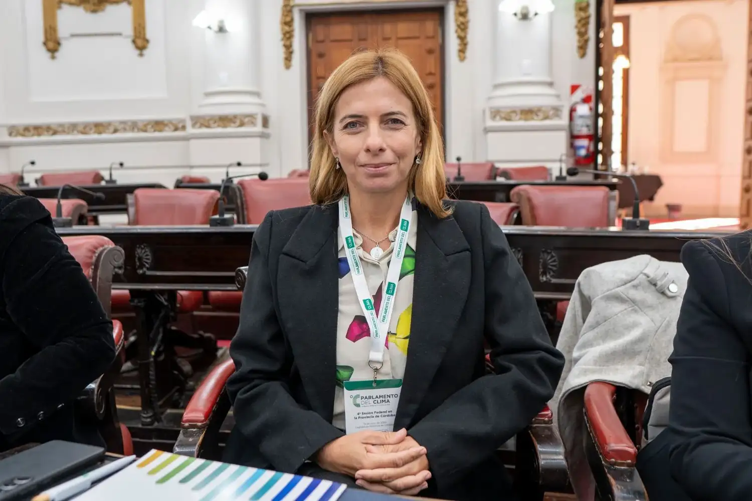 Emilia Subiza presentó la iniciativa en el Parlamento Federal del Clima.