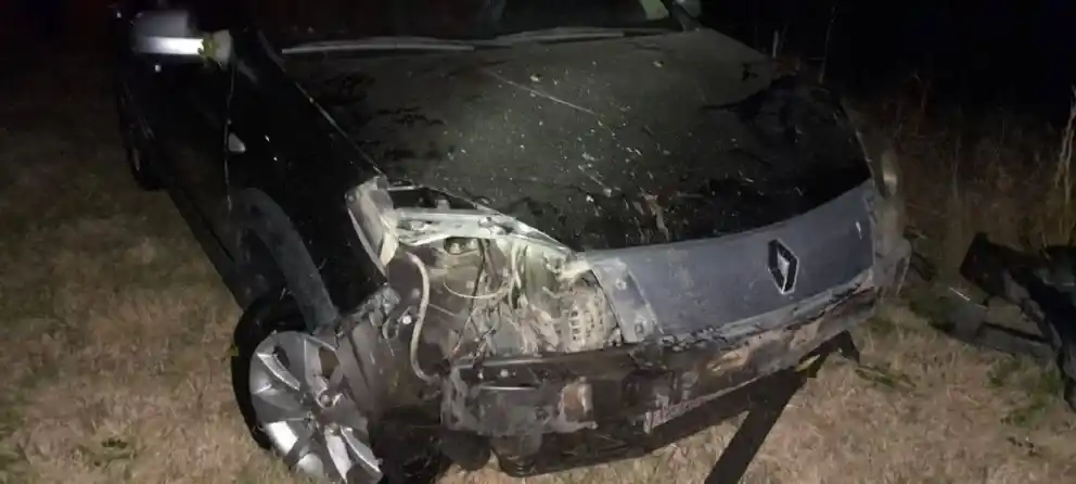 Una familia de Gualeguay protagonizó uno de los despistes ocurridos sobre la Ruta 16