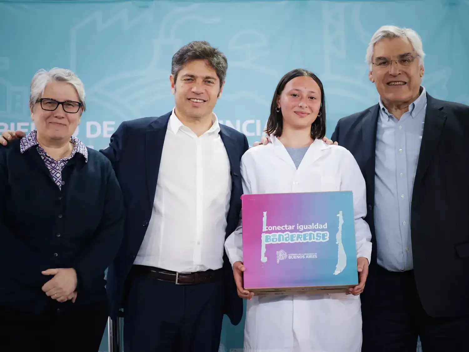 Axel Kicillof inaugura obras educativas