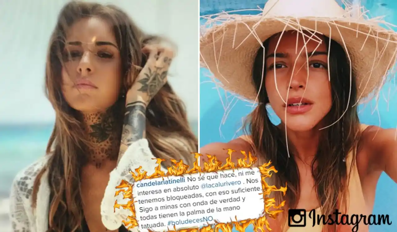 Candelaria Tinelli, picante contra Calu Rivero