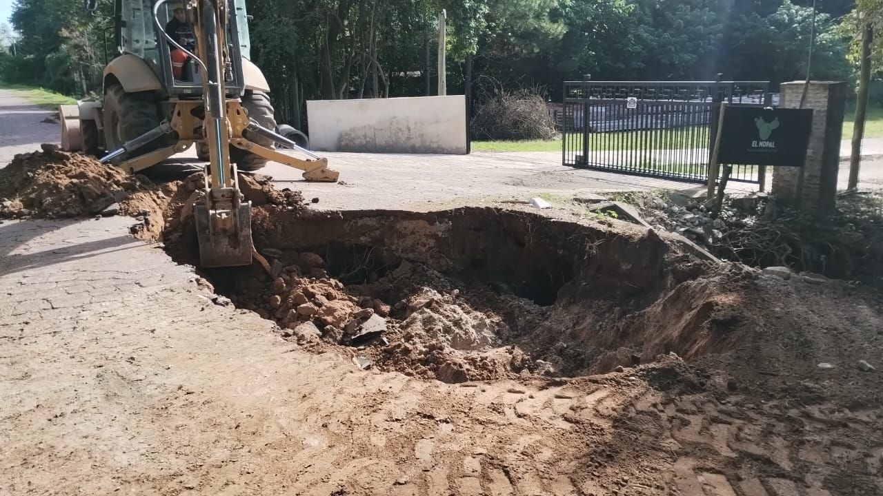 Las tareas comenzaron el jueves y estaban próximas a finalizar.