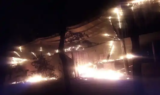 Incendio en las instalaciones de la Playa BKN