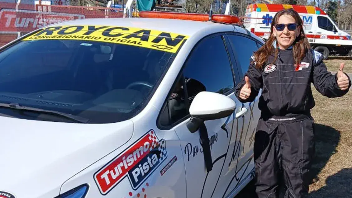 Natalia Fontanari, una apasionada de las carreras y la velocidad