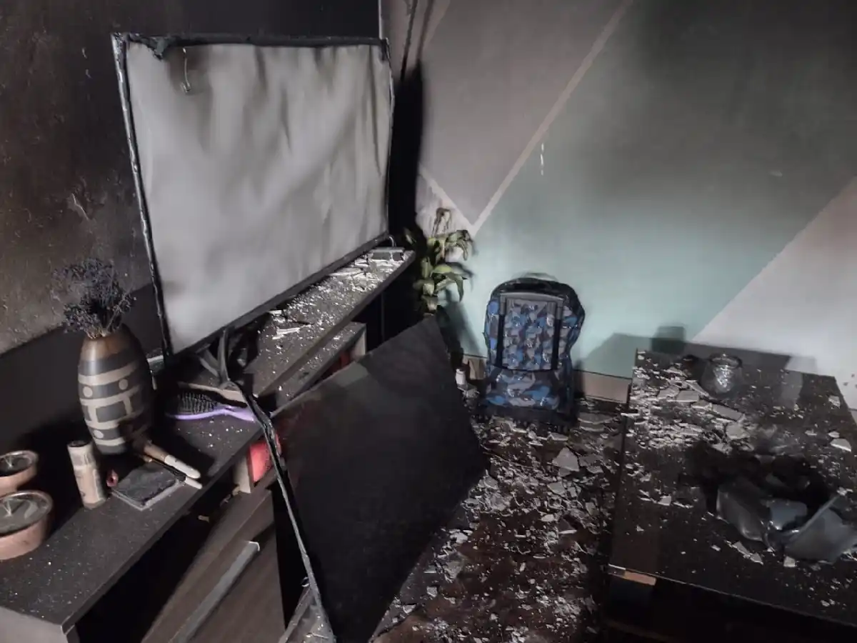 Se incendió en un departamento en barrio Vélez Sarsfield