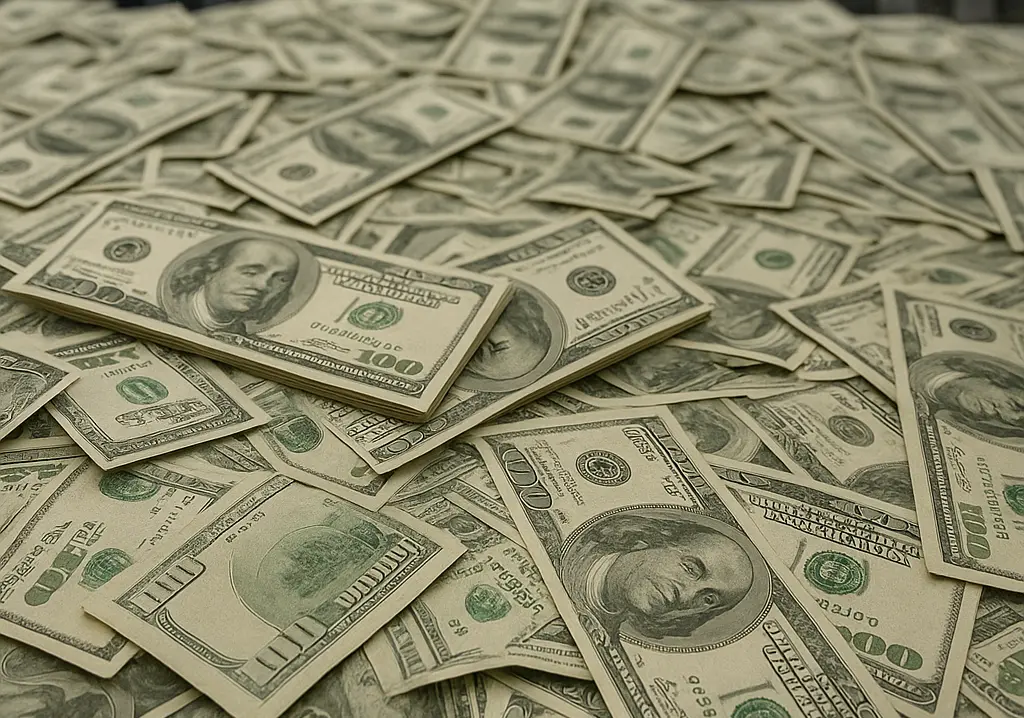 El tesoro de Estados Unidos hizo una venta millonaria de dólares