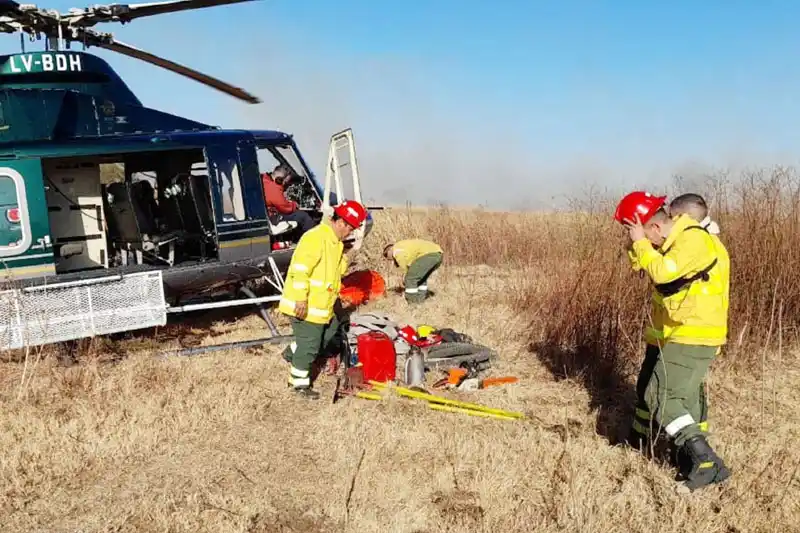 Se decretó la Emergencia Ambiental para combatir incendios