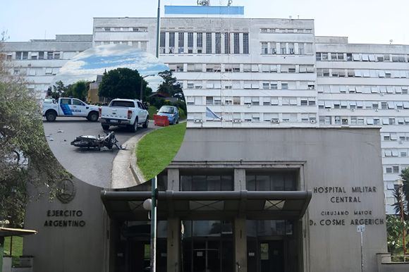 Trasladaron al Hospital Militar a la adolescente que chocó en moto en el Nuevo Boulevard