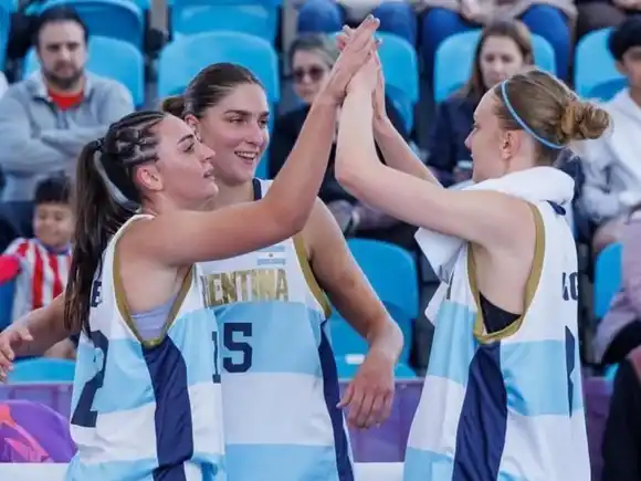 Delfina Gentinetta en el 3x3 de ASU 2025: Argentina finalizó sexta y los varones se llevaron el oro