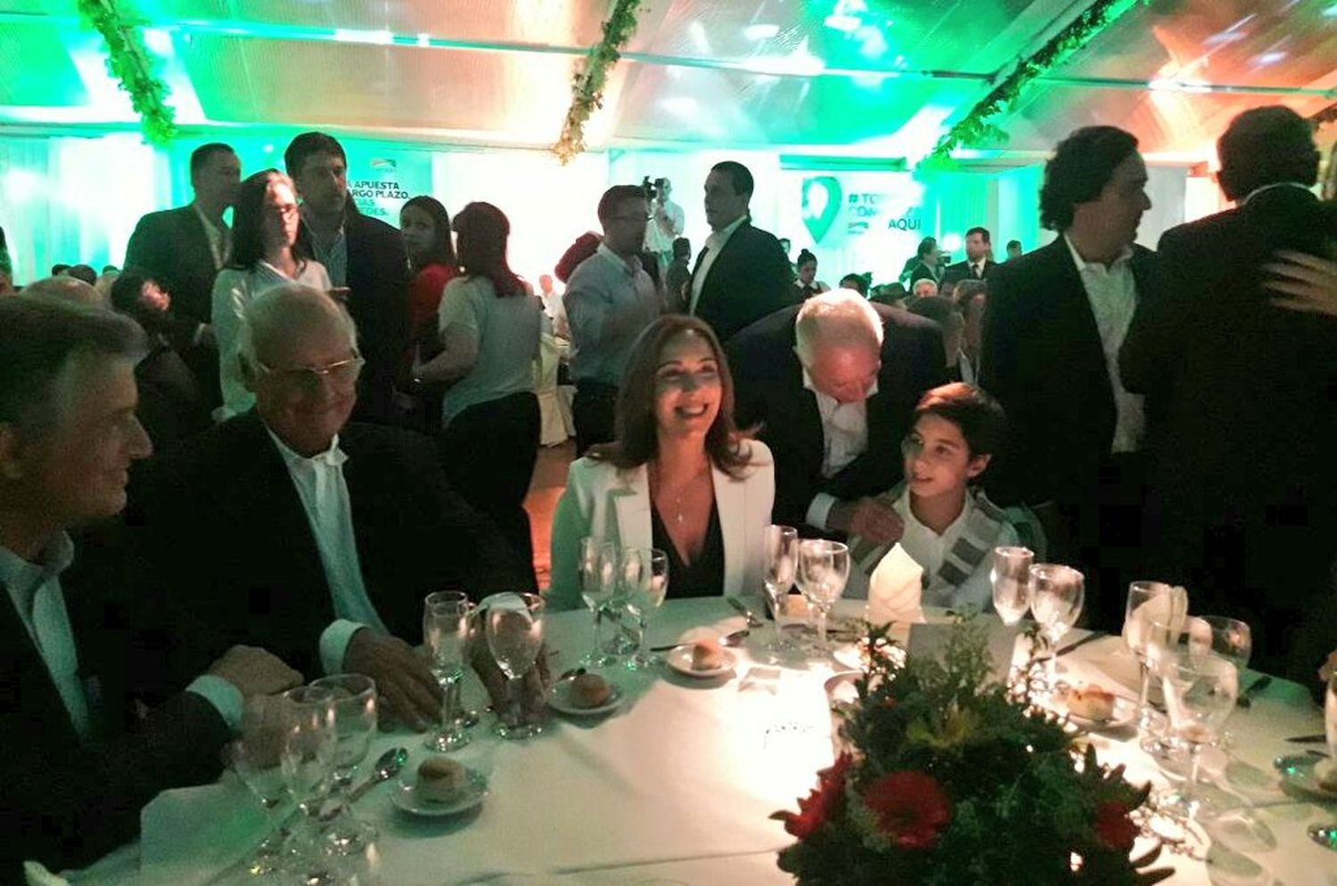 Vidal en la cena de Expoagro prometió asistir a los productores afectados por la sequía