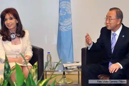 La Presidenta se reunió con Ban Ki-moon