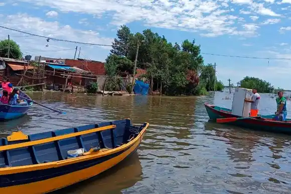 ¿Cuándo llegaría la crecida del Paraná a la región?