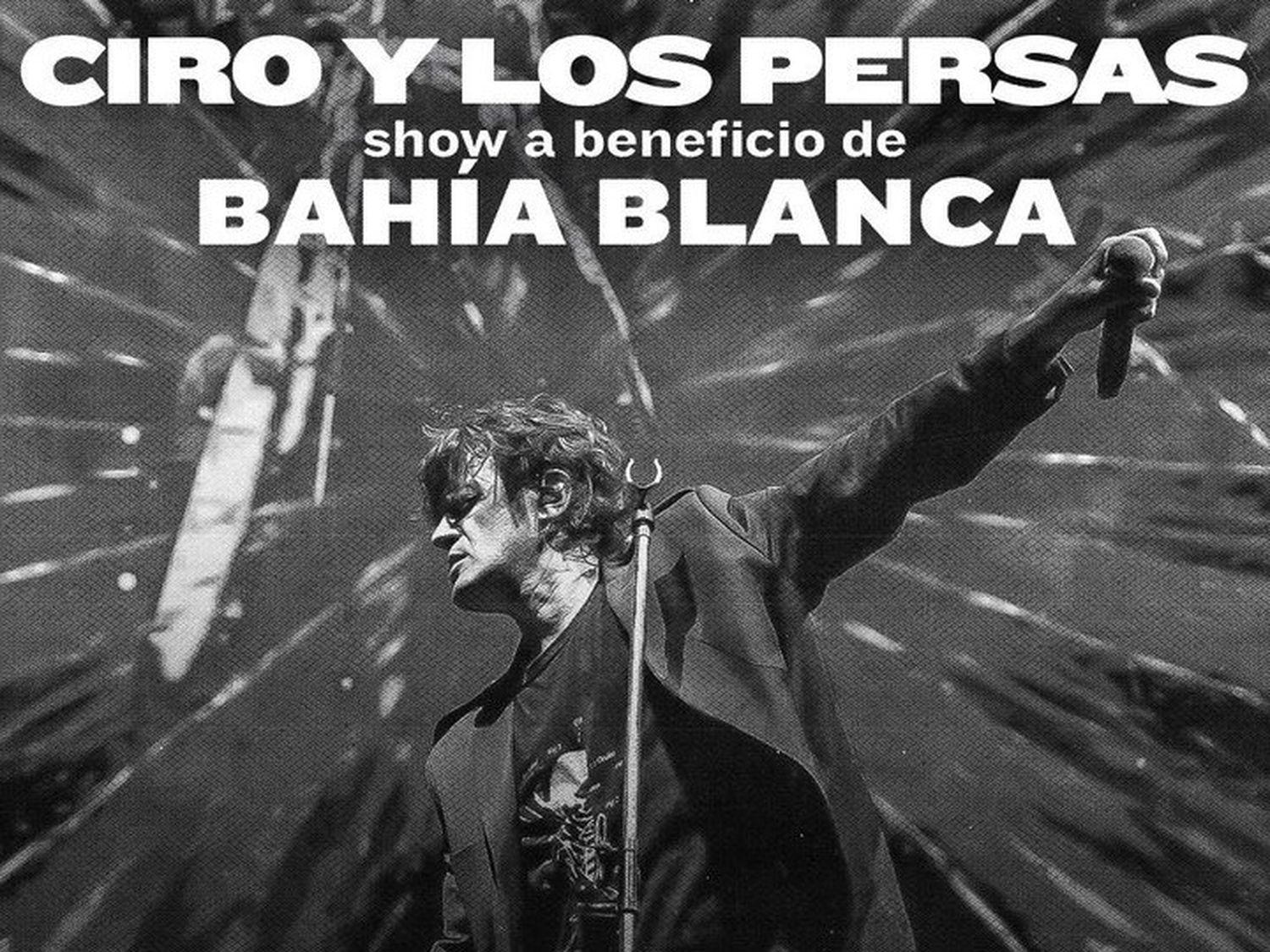 Ciro y los Persas brindará un show a beneficio de Bahía Blanca: las entradas salen a la venta el viernes 14 de marzo