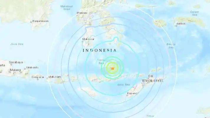 SE LEVANTÓ LA ALERTA DE TSUNAMI: terremoto de magnitud 7,3 estremece Indonesia