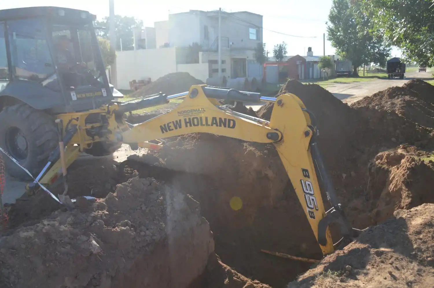 Las tareas abarcaron limpieza de cunetas.