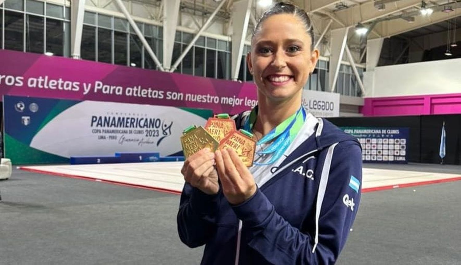 Daiana Nanzer obtuvo tres medallas doradas