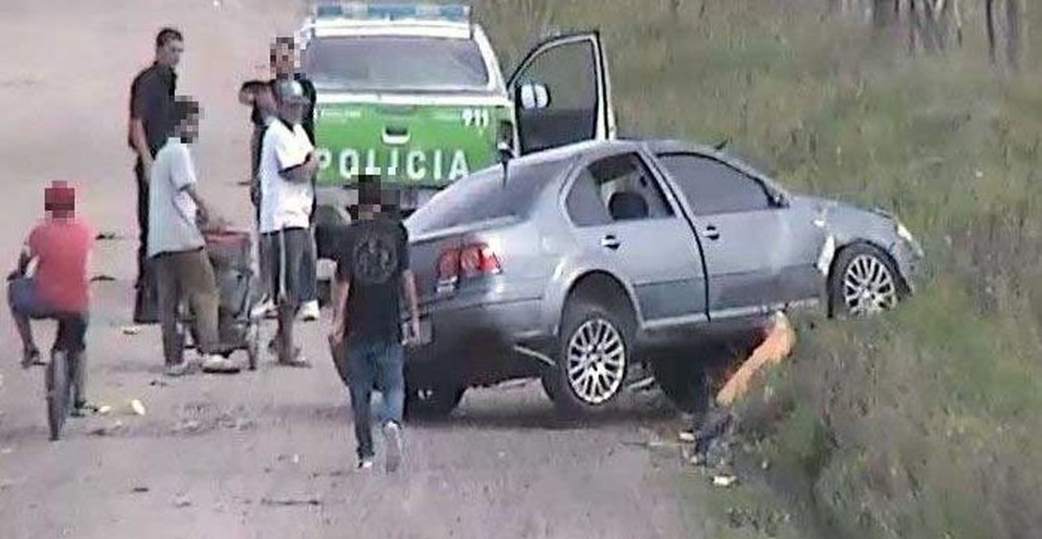 Dos menores fueron hospitalizadas tras un accidente automovilístico