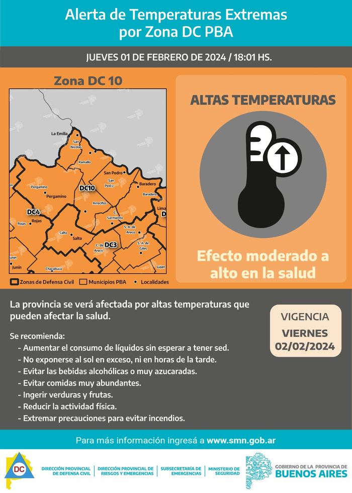 alerta por temperaturas extremas ola de calor