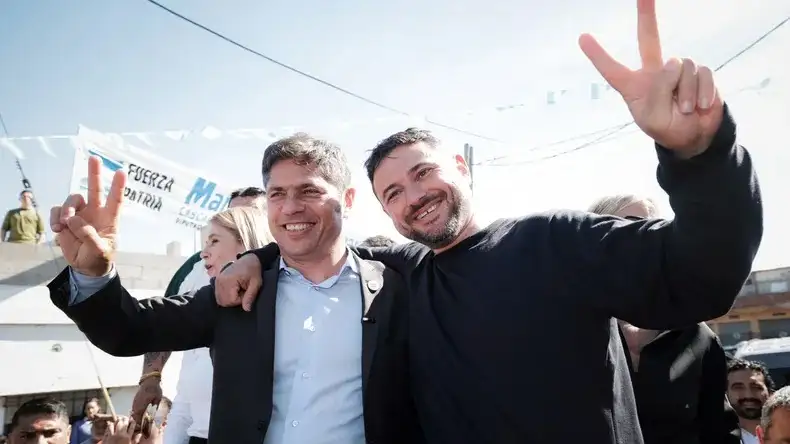 Axel Kicillof con Juan Grabois.