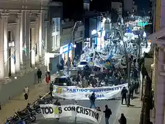 Multitudinaria marcha en apoyo a Cristina Fernández de Kirchner