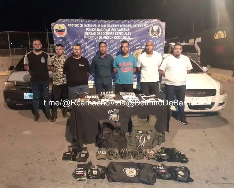 PENDIENTE: capturados 7 sujetos que se hacían pasar por FAES