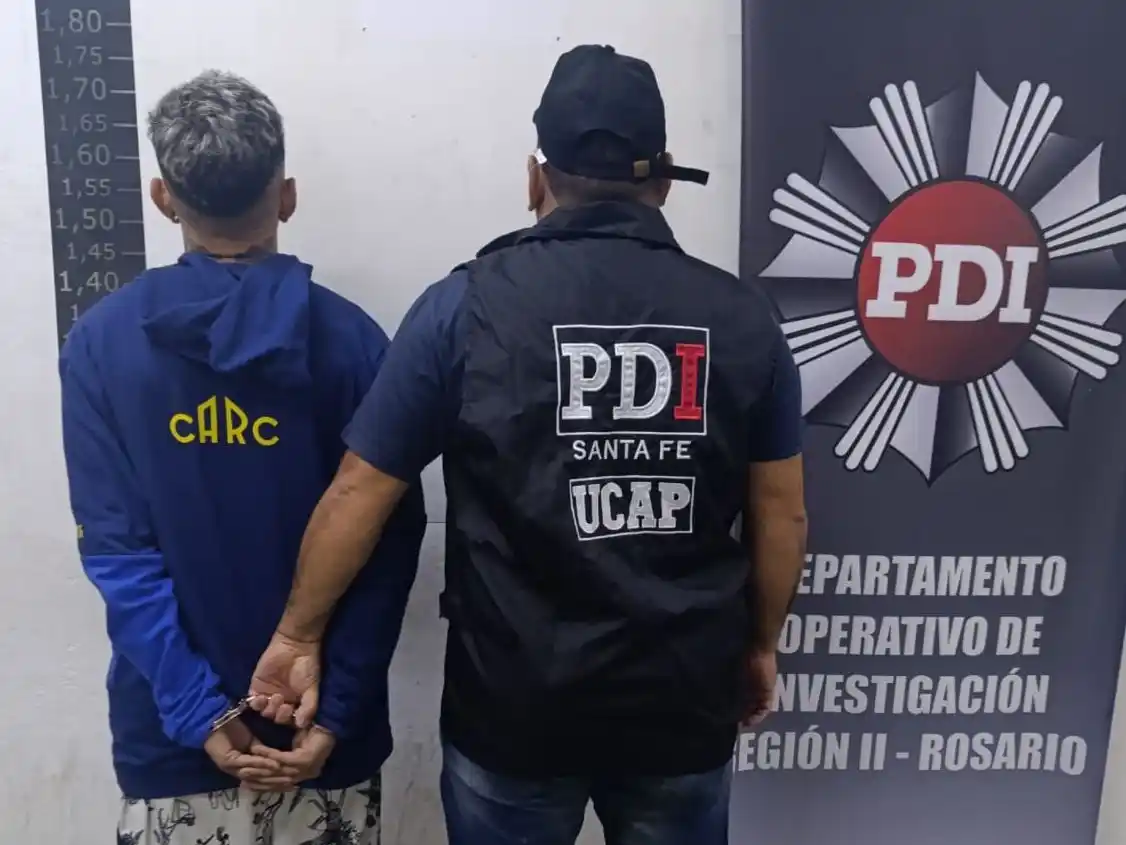 El momento de la detención.