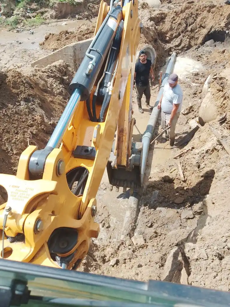 EDOS finalizó con los trabajos de reparación en el sistema de Colonia Roca