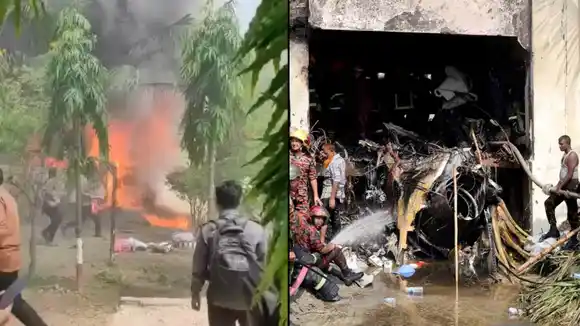 Trágico accidente en Bangladesh: un avión se estrelló contra una escuela y hay al menos 19 muertos
