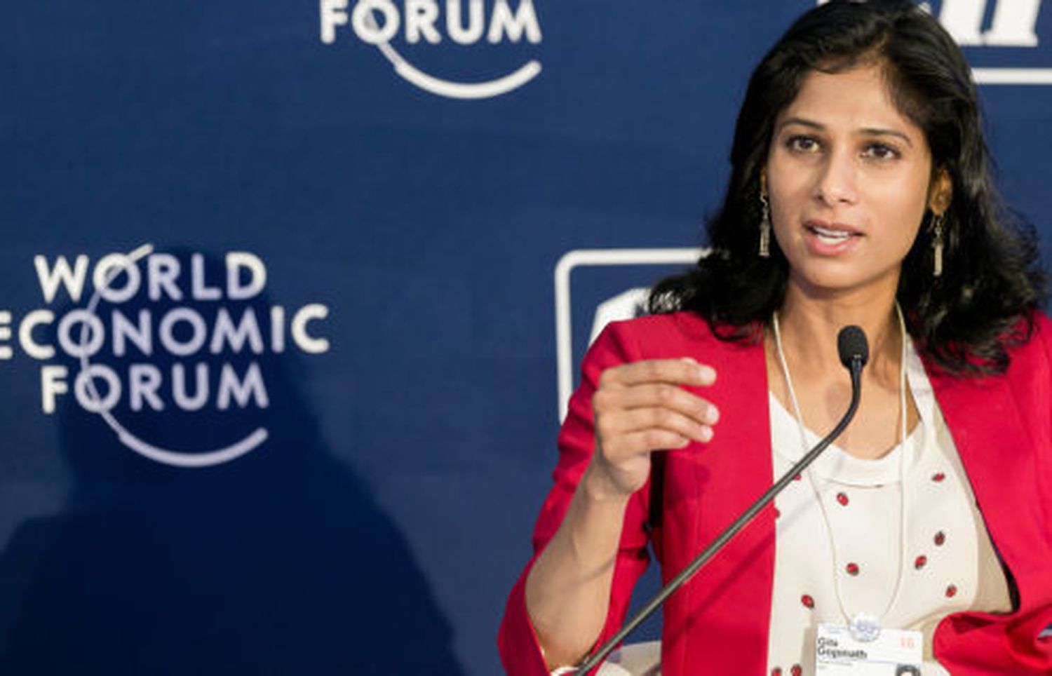 Gita Gopinath, subdirectora gerente del FMI.