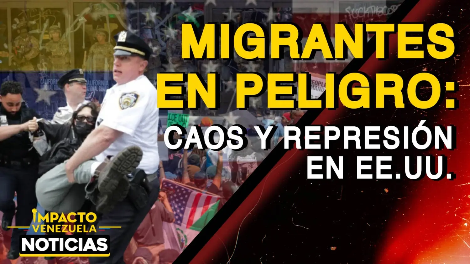 MIGRANTES EN PELIGRO: caos y represión en EE. UU. – VIDEO